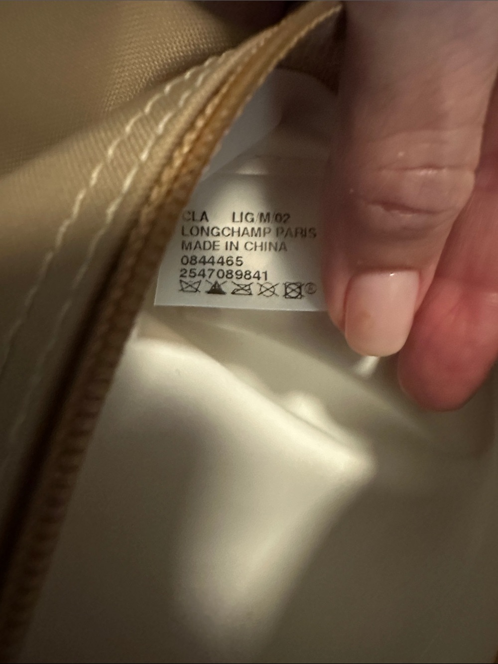 Longchamp Beige and Brown Wristlet Pouch - Picture 6 of 6